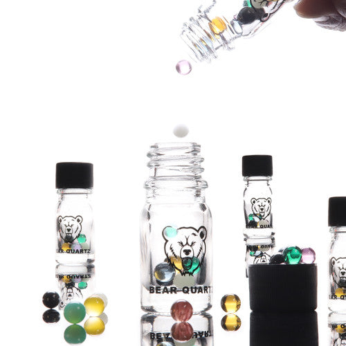 Bear Quartz - Six Terp Pearls W/ Jar (6mm)
