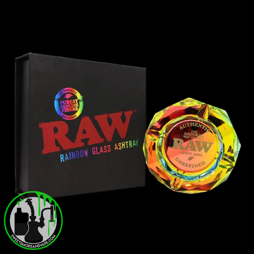 Raw - Rainbow Glass Ashtray