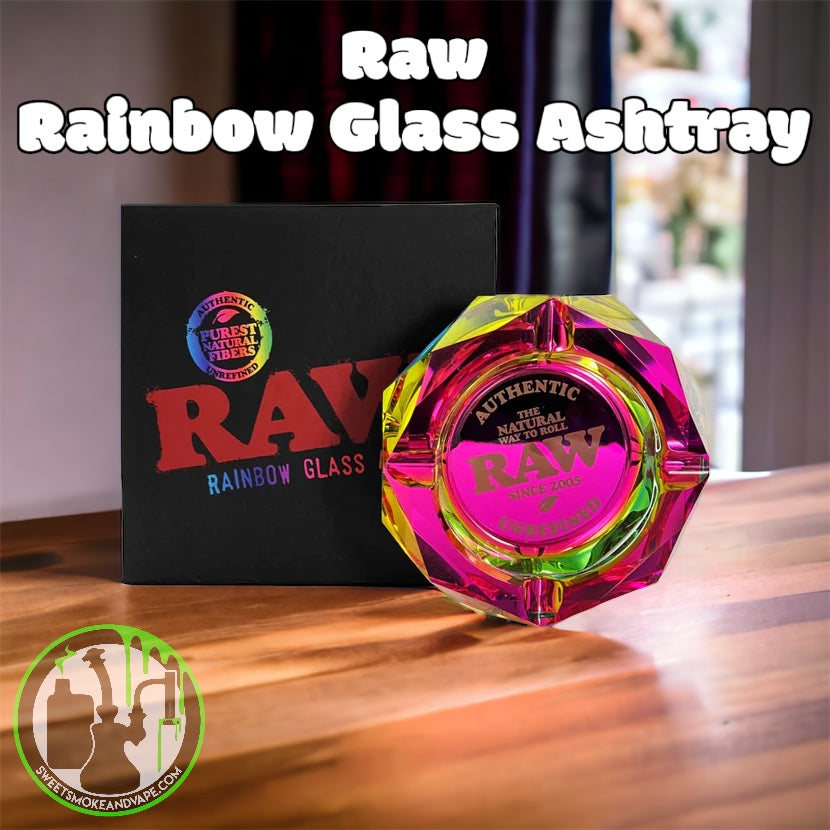 Raw - Rainbow Glass Ashtray