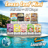 Loose Leaf Minis - All Natural Tobacco Leaf Wraps - Full Box (40 Wraps)