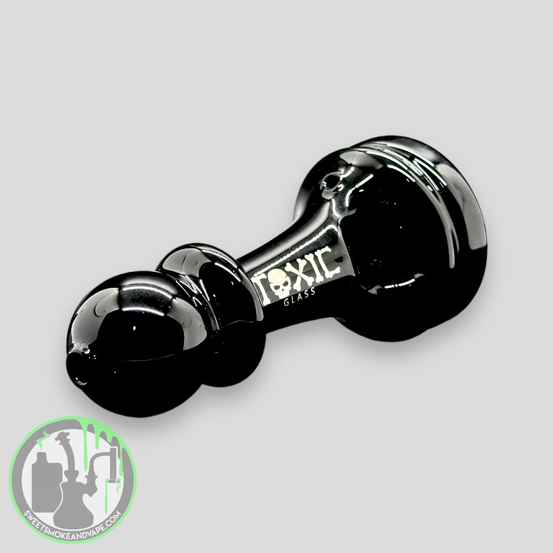 Toxic Glass - Chess Hand Pipe Black