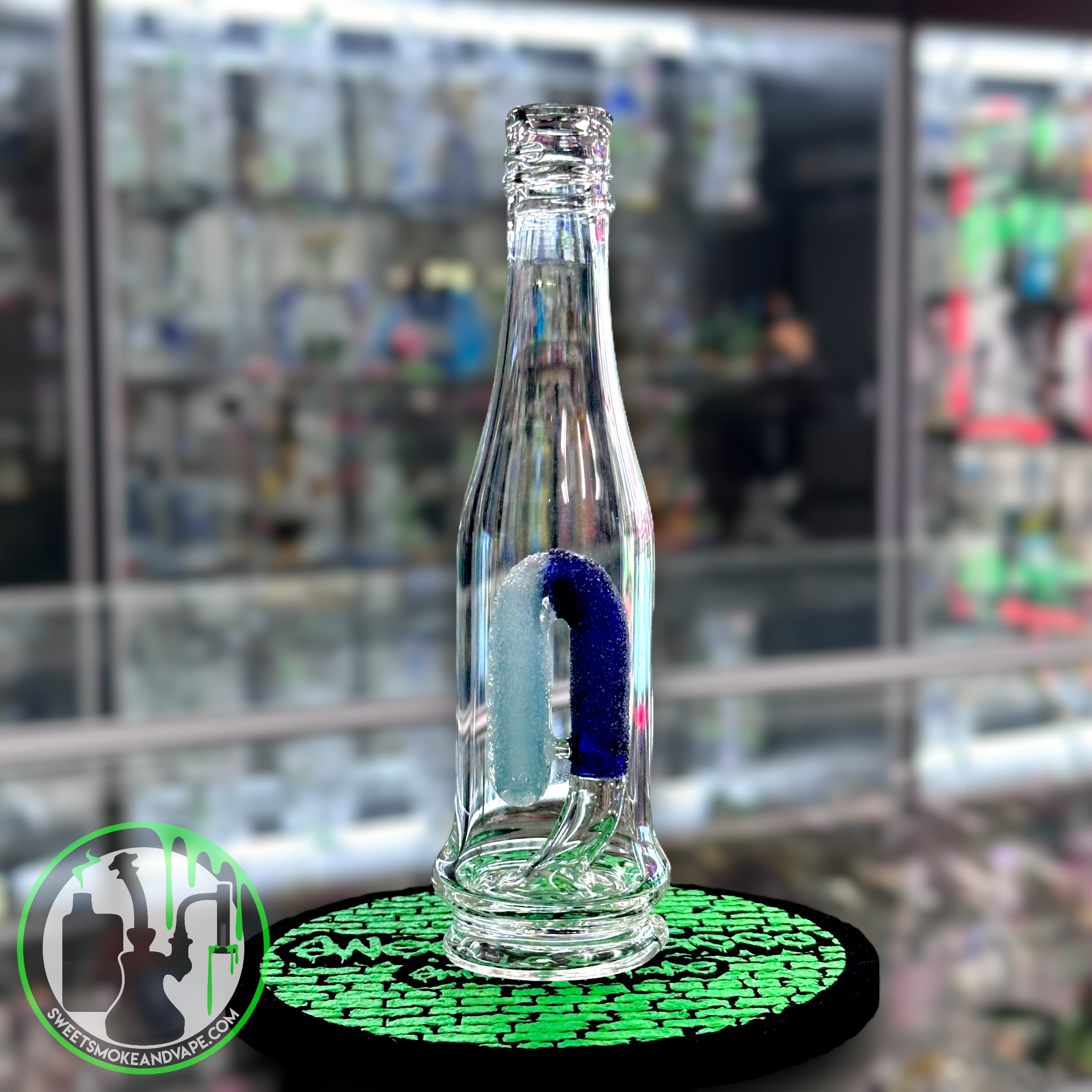 Emperial Glass - Bottle w/ Sour Worm Puffco Attachment #1