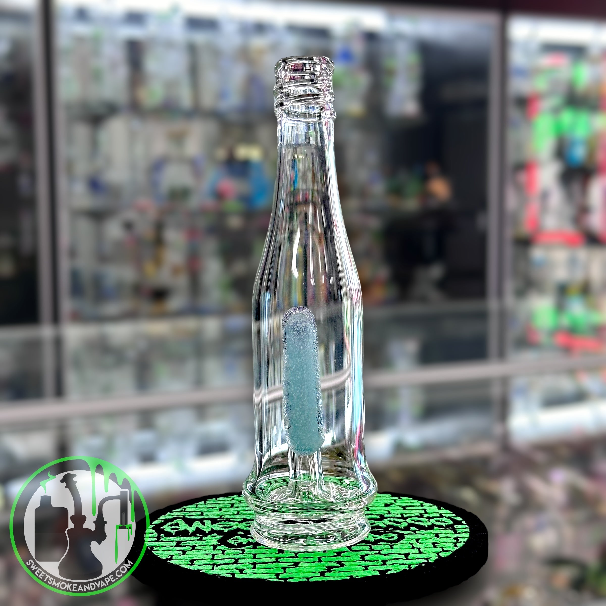 Emperial Glass - Bottle w/ Sour Worm Puffco Attachment #1