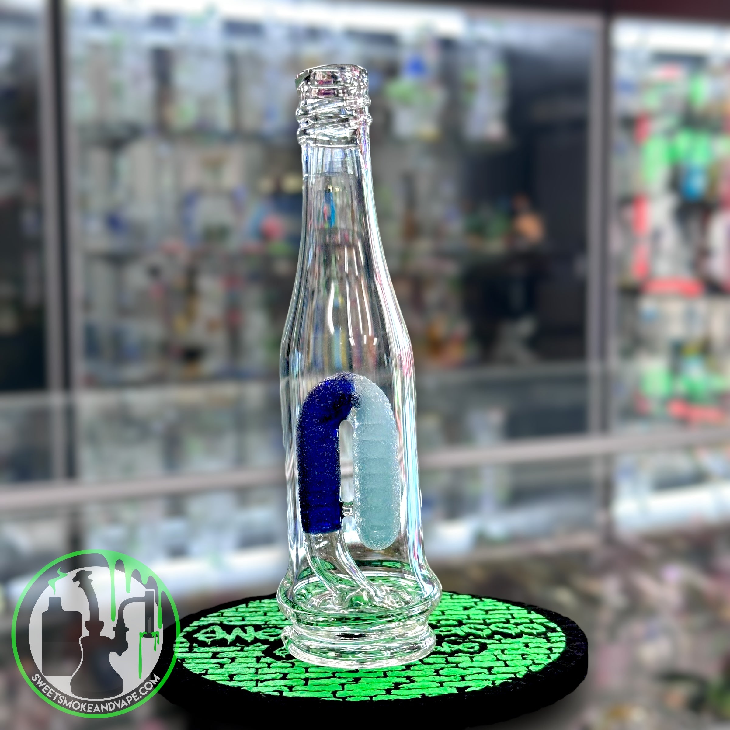 Emperial Glass - Bottle w/ Sour Worm Puffco Attachment #1