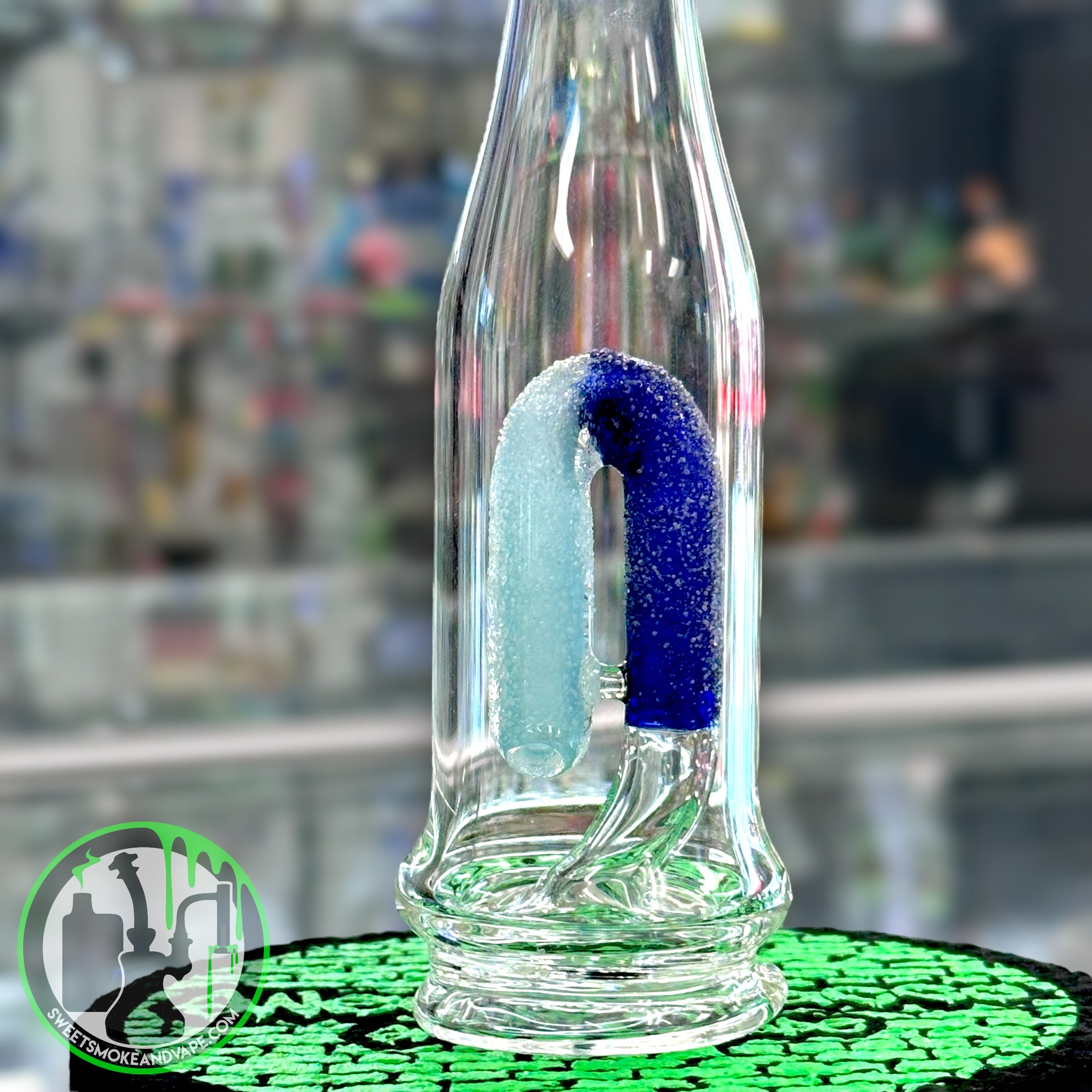 Emperial Glass - Bottle w/ Sour Worm Puffco Attachment #1