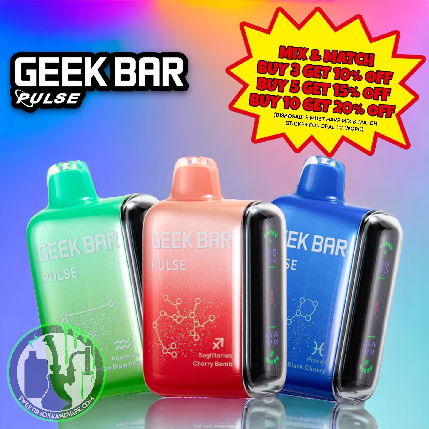 Geek Bar - Pulse Disposable 15000 Puffs