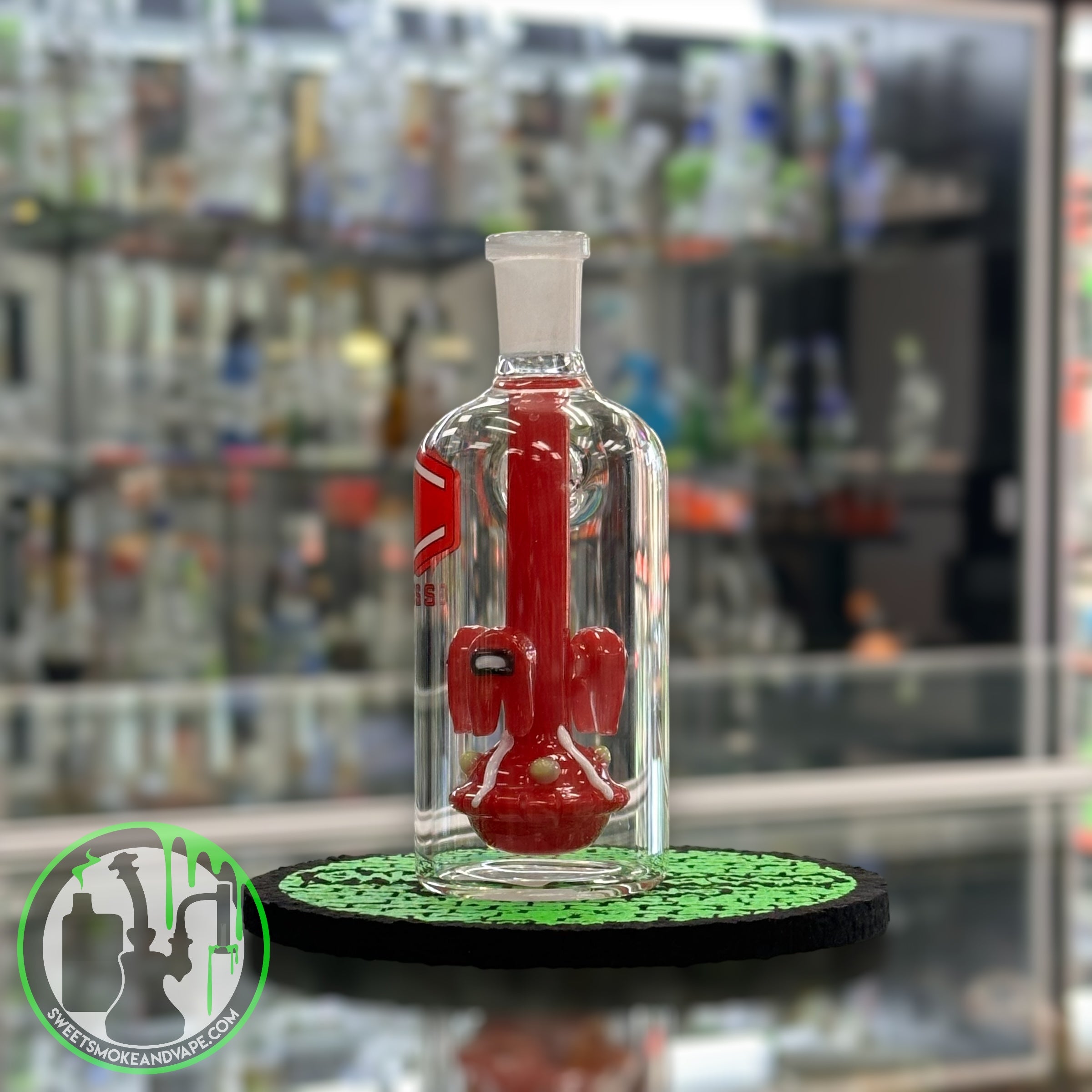 IC Glass - Ash Catcher 14mm 90 Red