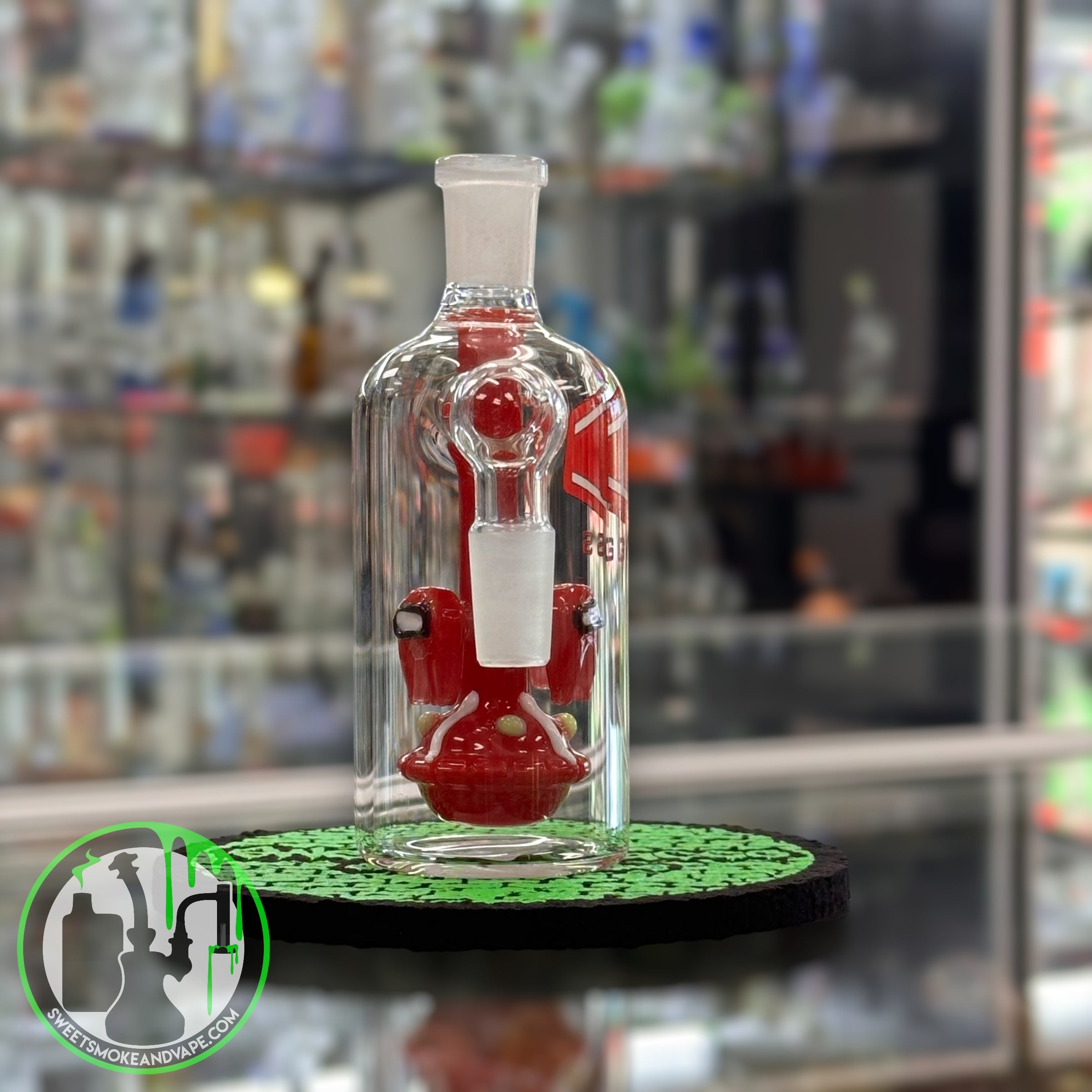 IC Glass - Ash Catcher 14mm 90 Red