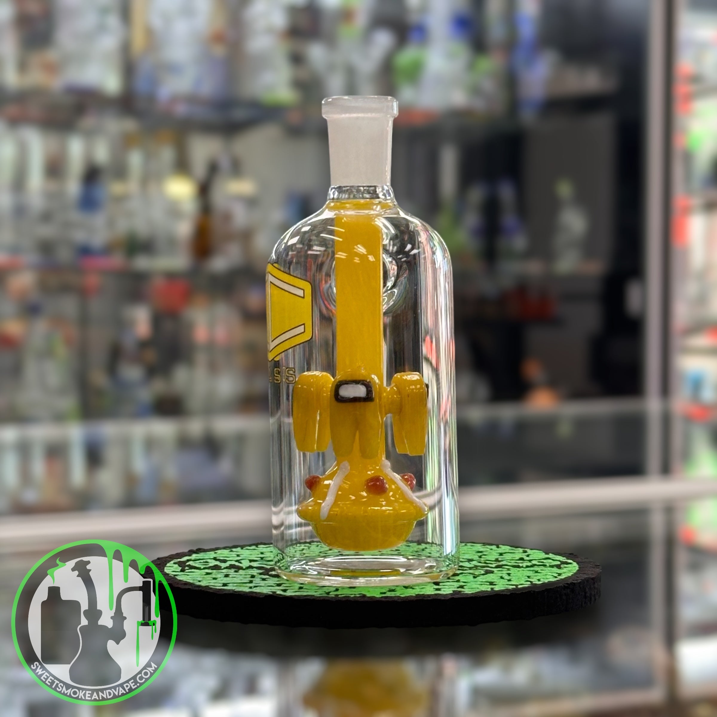 IC Glass - Ash Catcher 14mm 90 Yellow