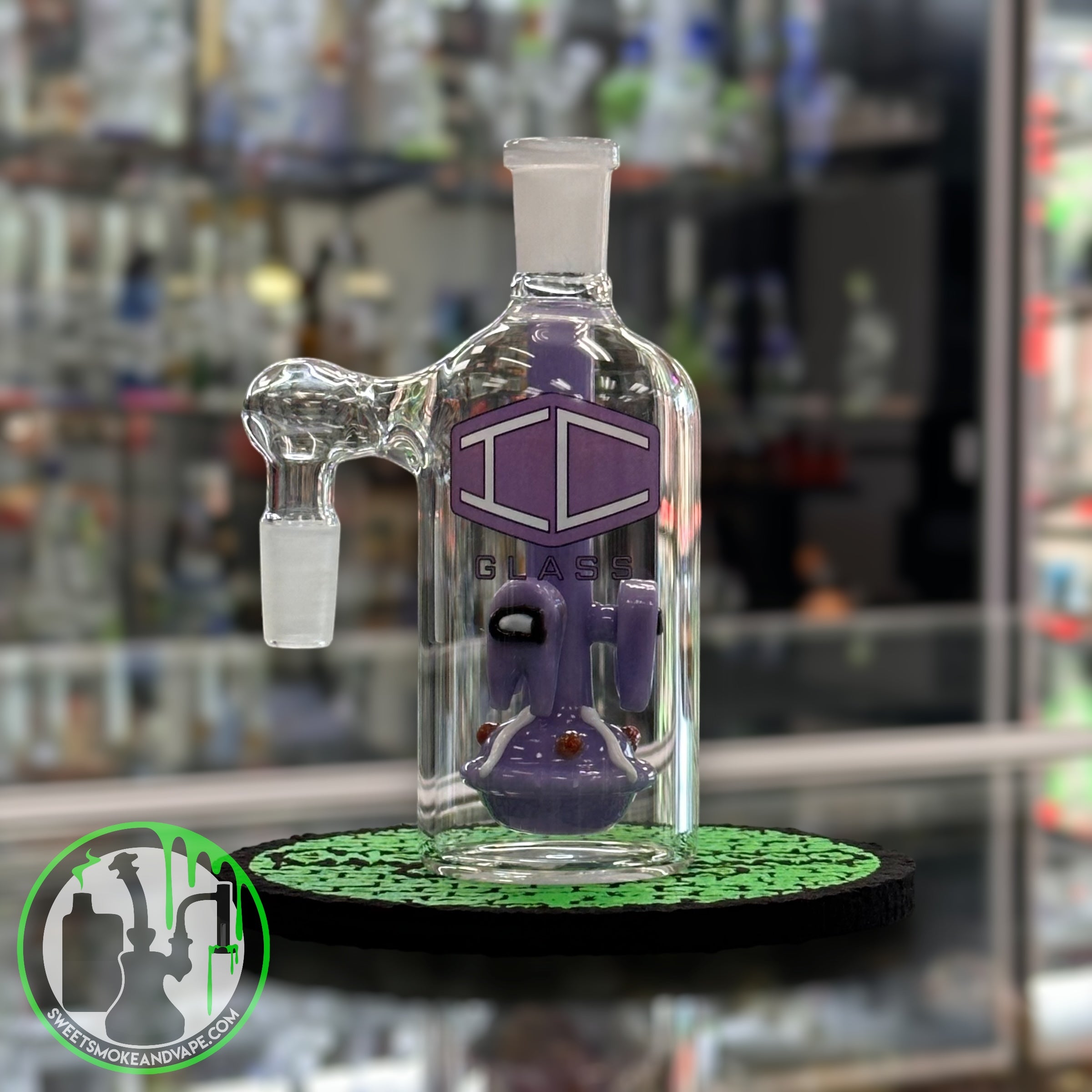 IC Glass - Ash Catcher 14mm 90 Purple