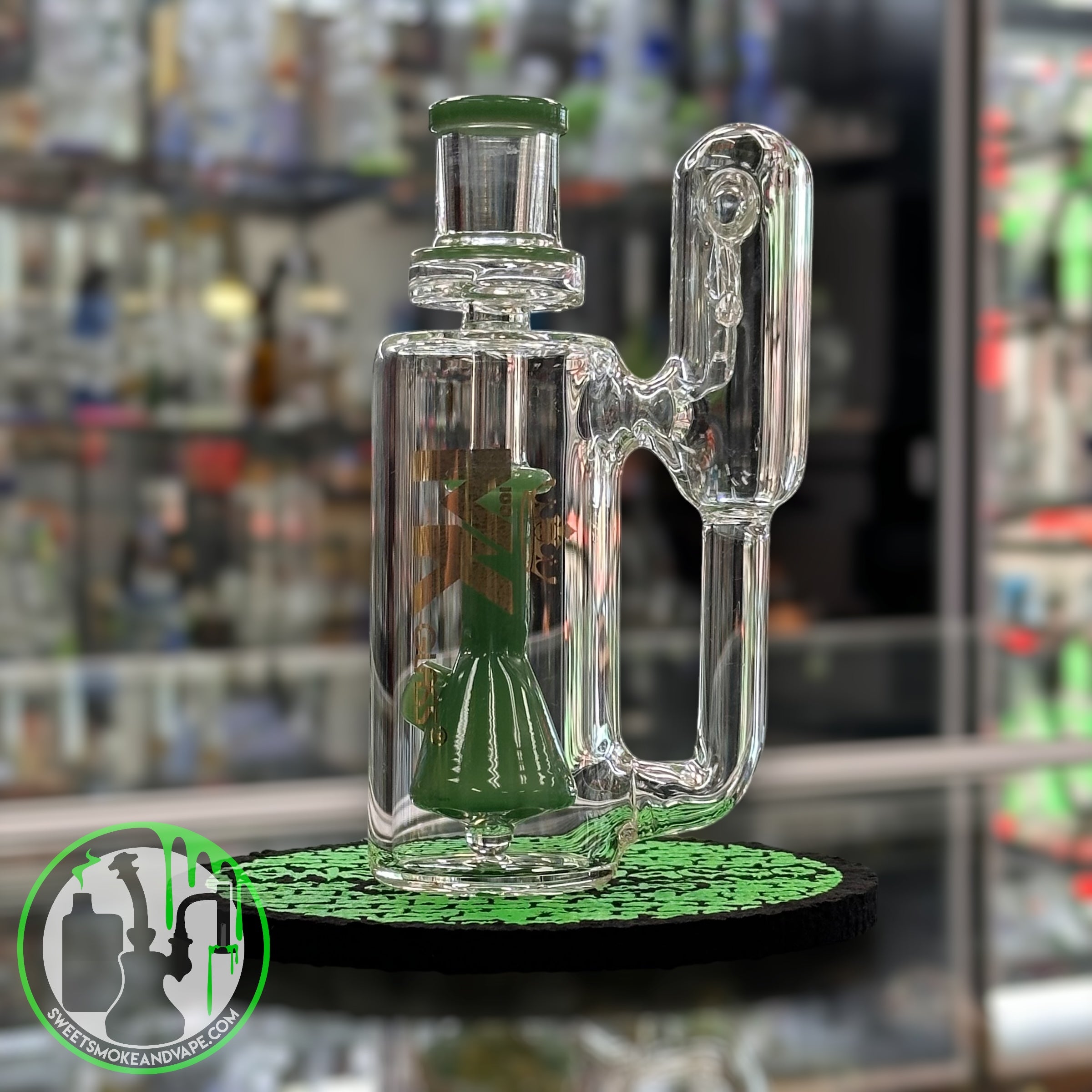 MK Glass - Ash Catcher 14mm 45 Green