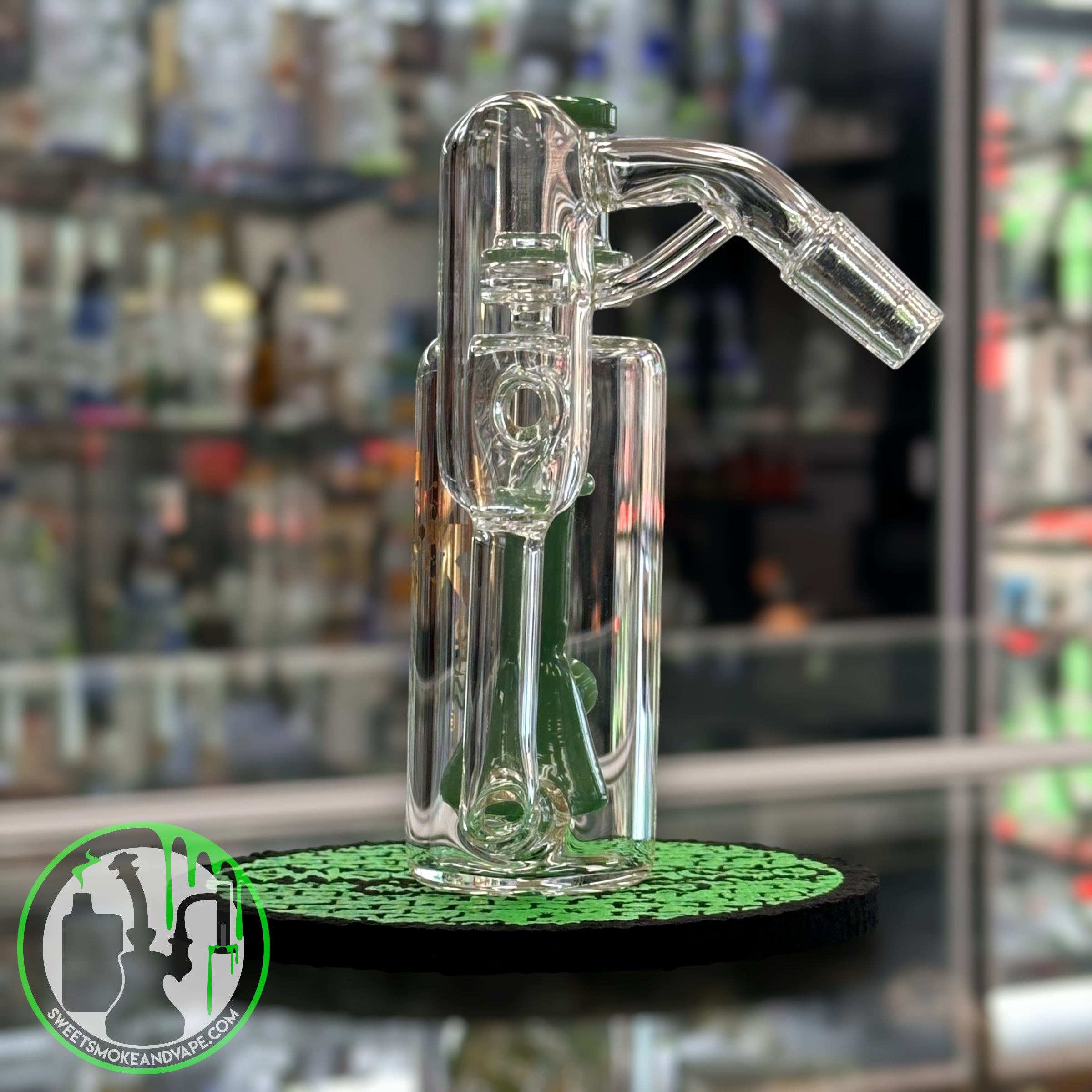 MK Glass - Ash Catcher 14mm 45 Green