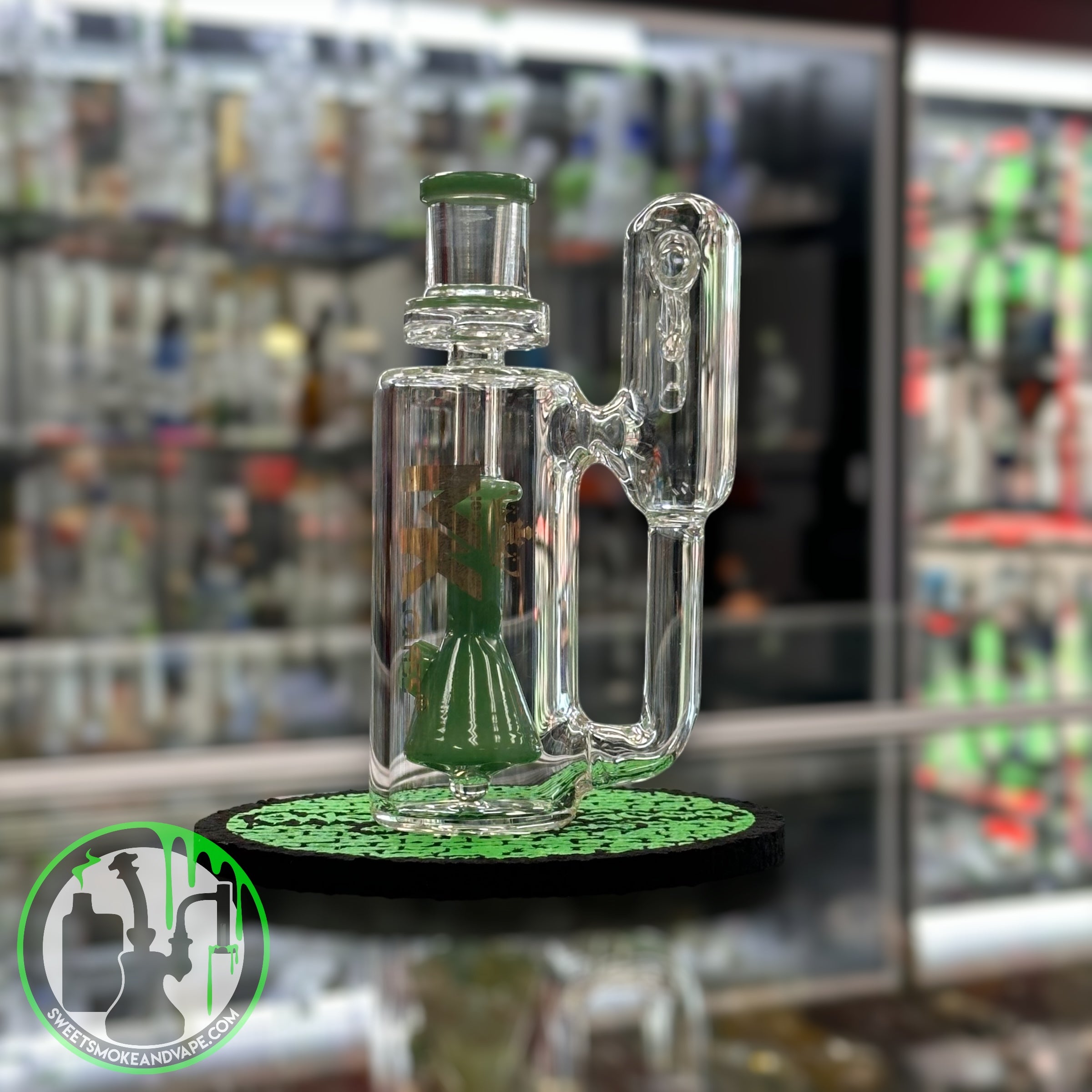 MK Glass - Ash Catcher 14mm 45 Green