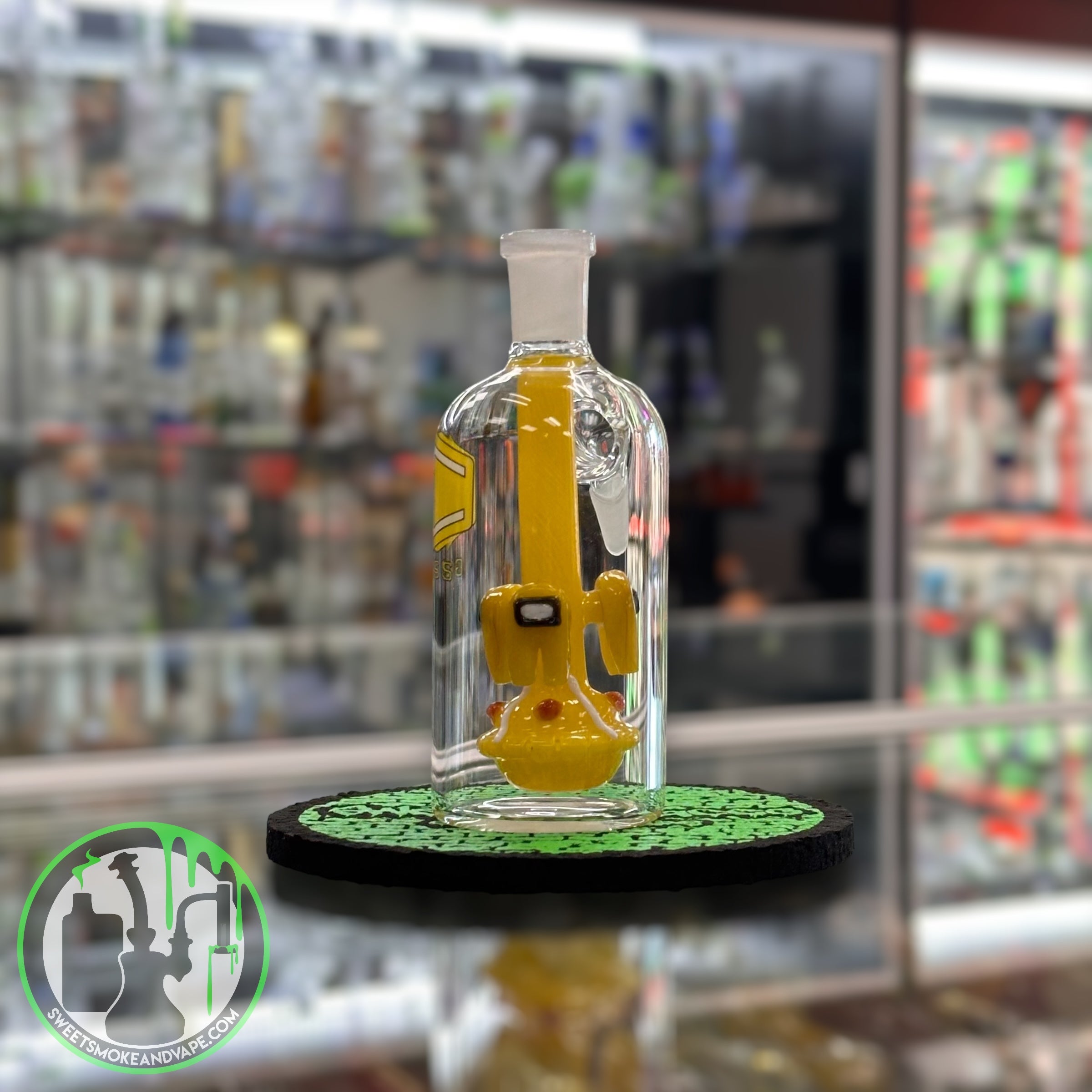 IC Glass - Ash Catcher 14mm 45 Yellow