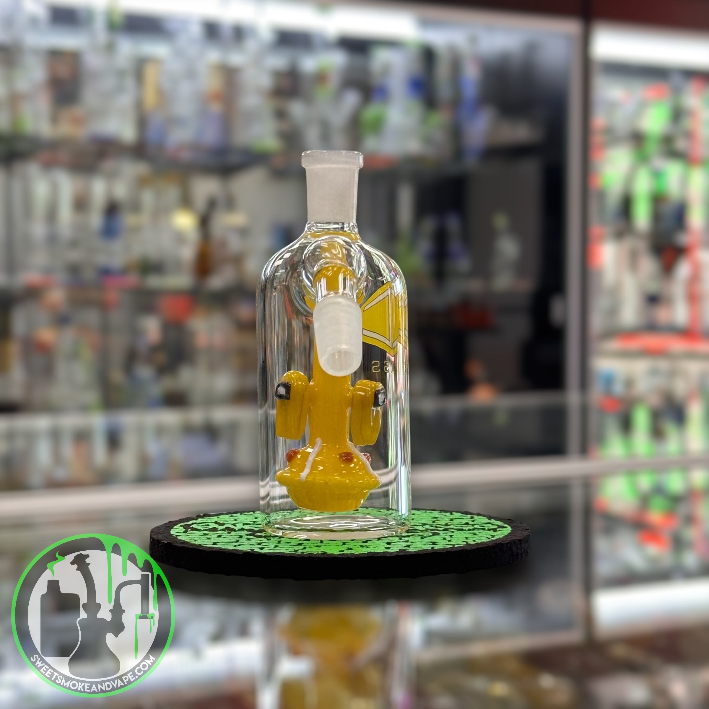 IC Glass - Ash Catcher 14mm 45 Yellow