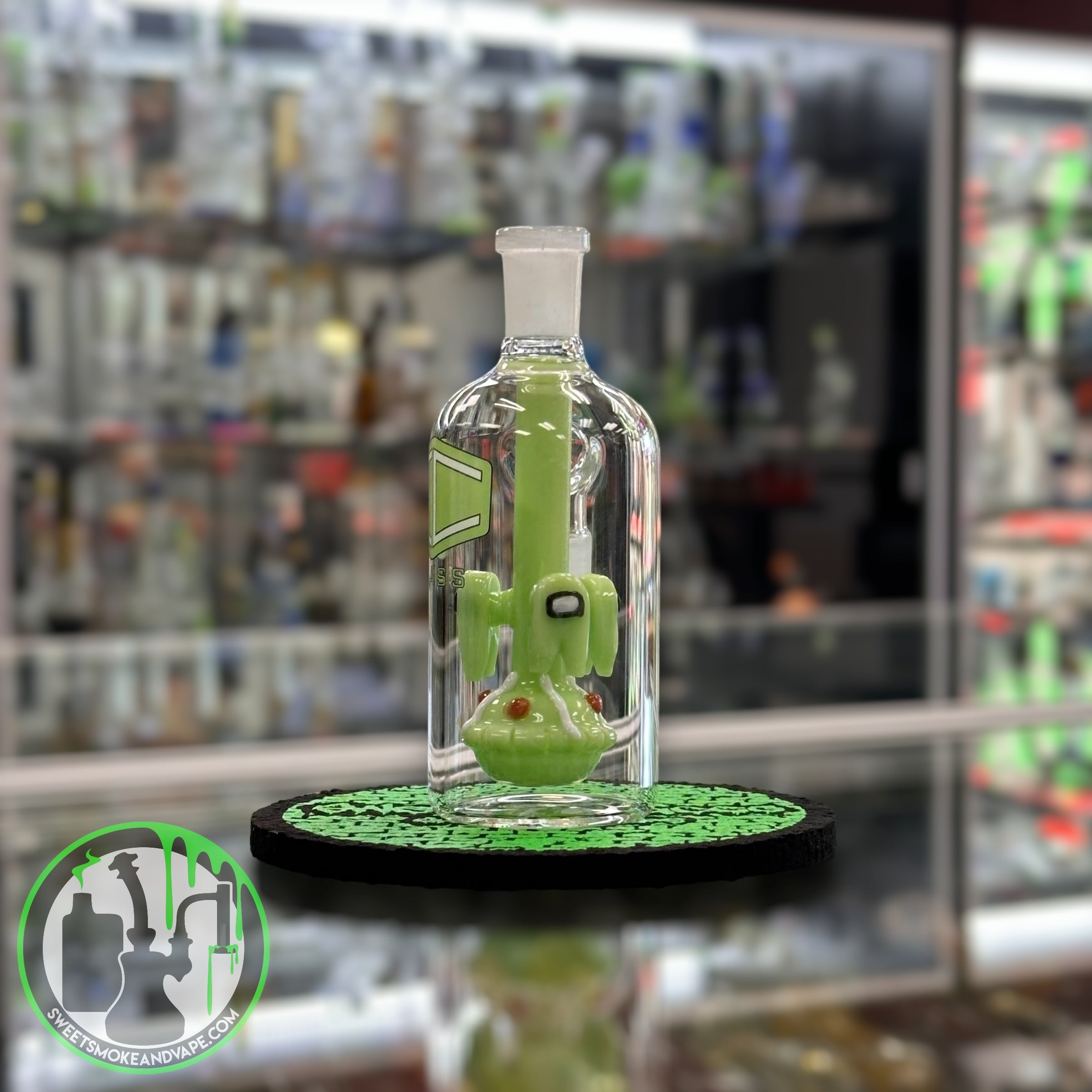 IC Glass - Ash Catcher 14mm 90 Green