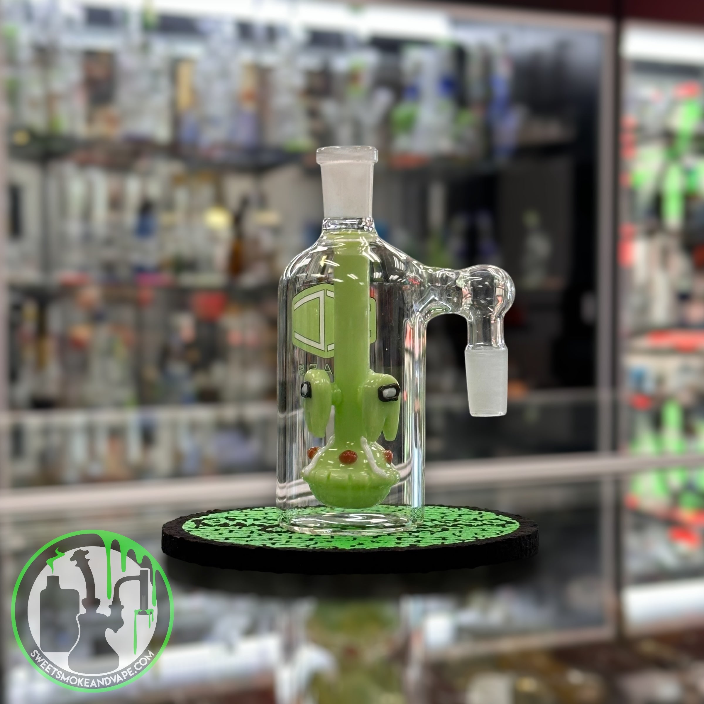 IC Glass - Ash Catcher 14mm 90 Green