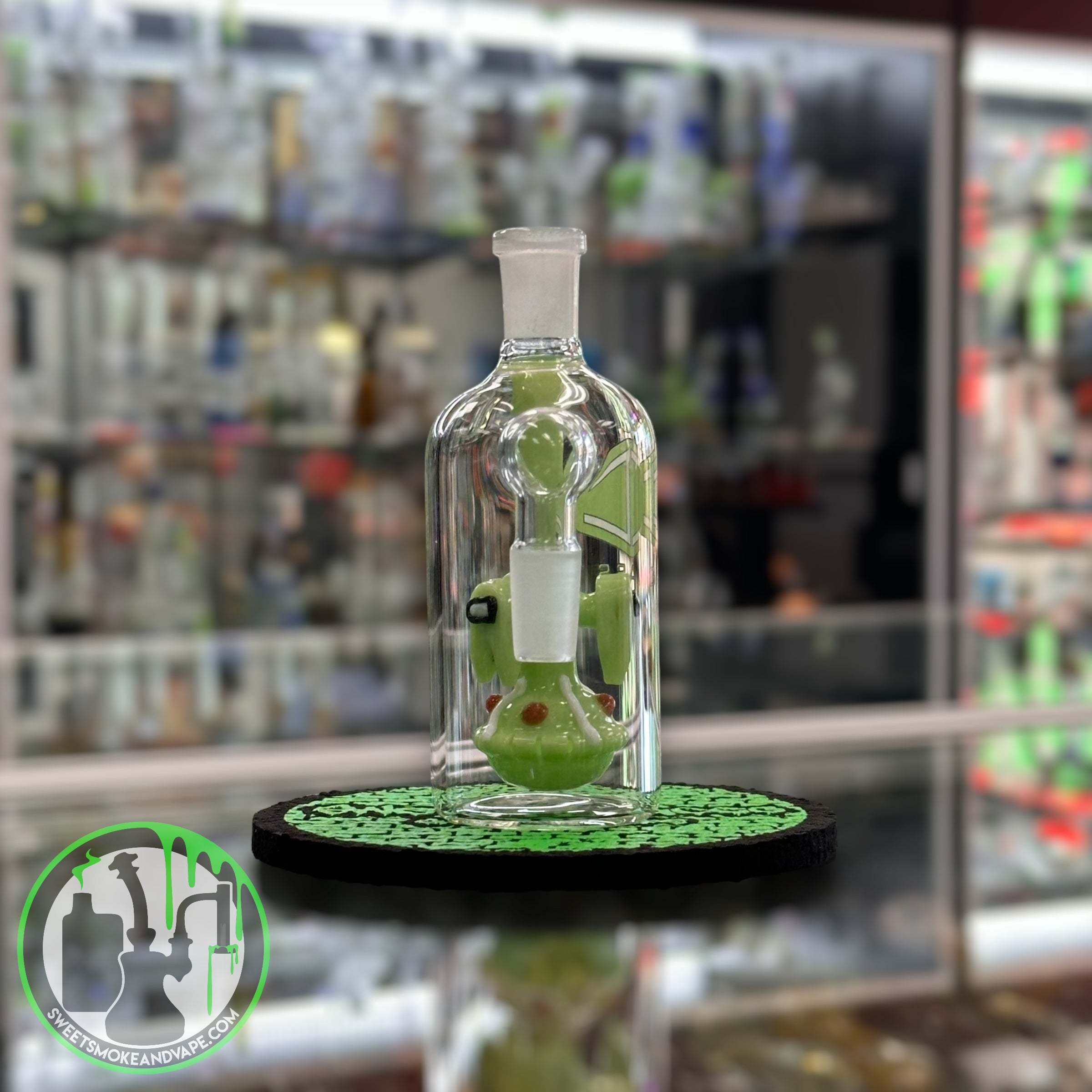 IC Glass - Ash Catcher 14mm 90 Green