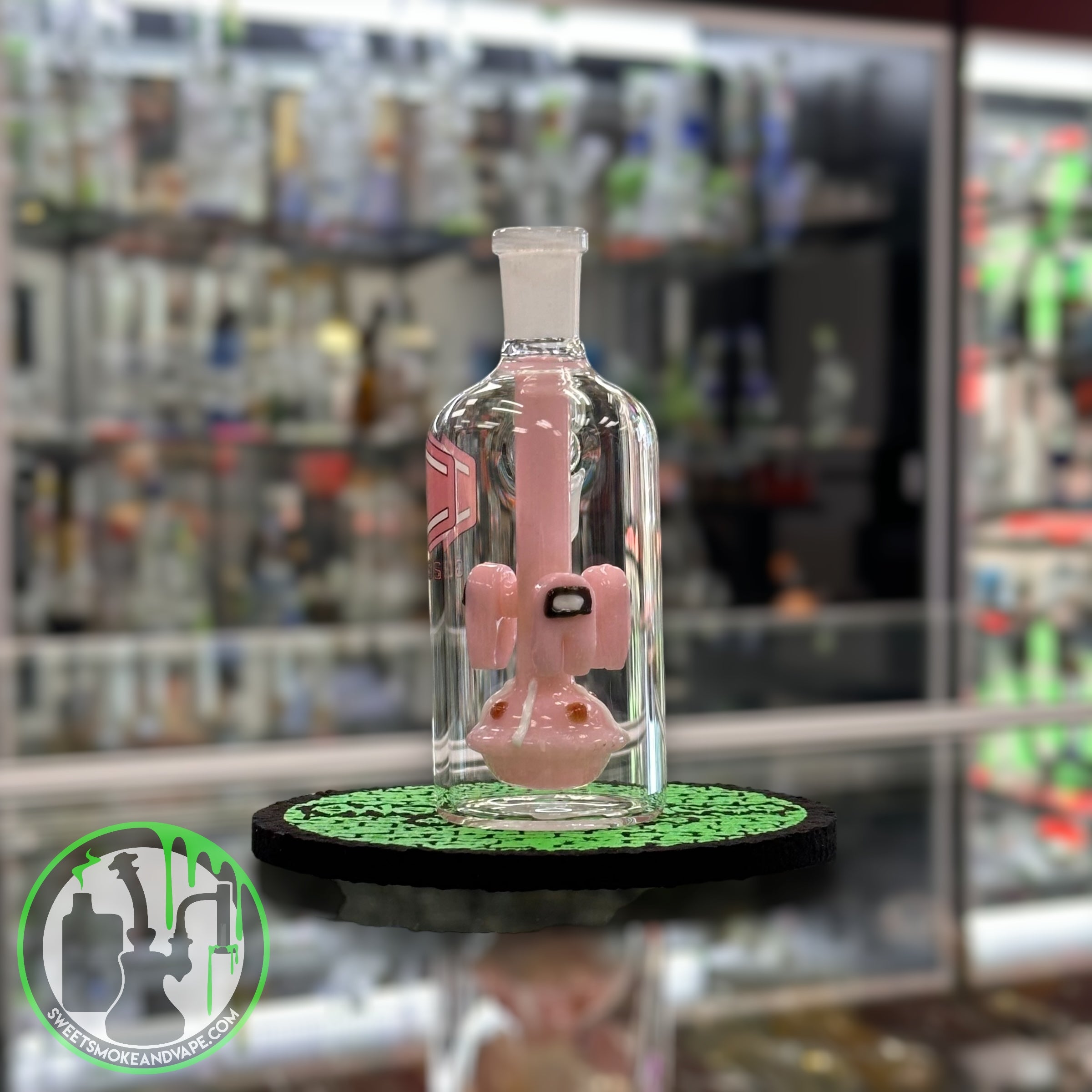 IC Glass - Ash Catcher 14mm 45 Pink