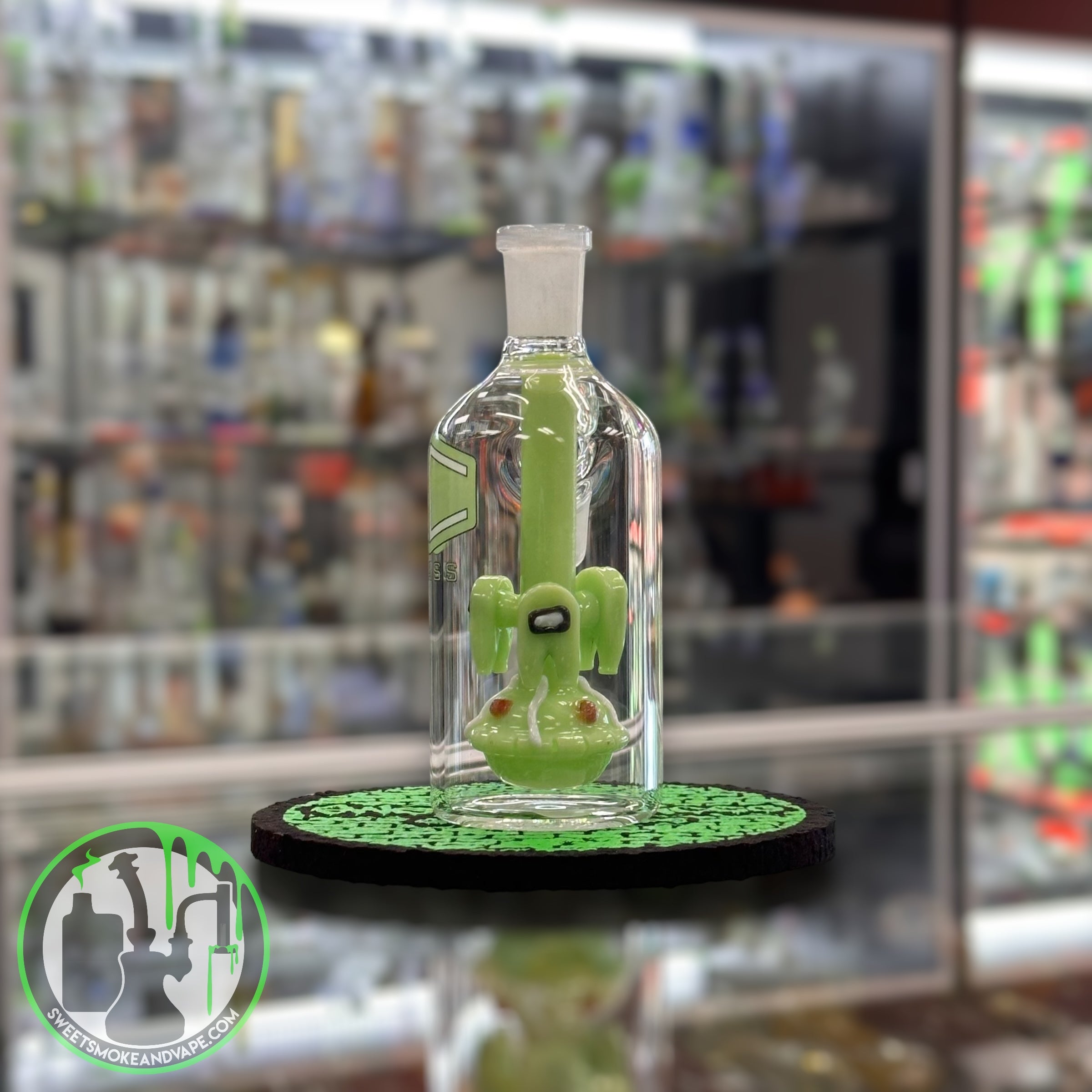 IC Glass - Ash Catcher 14mm 45 Green