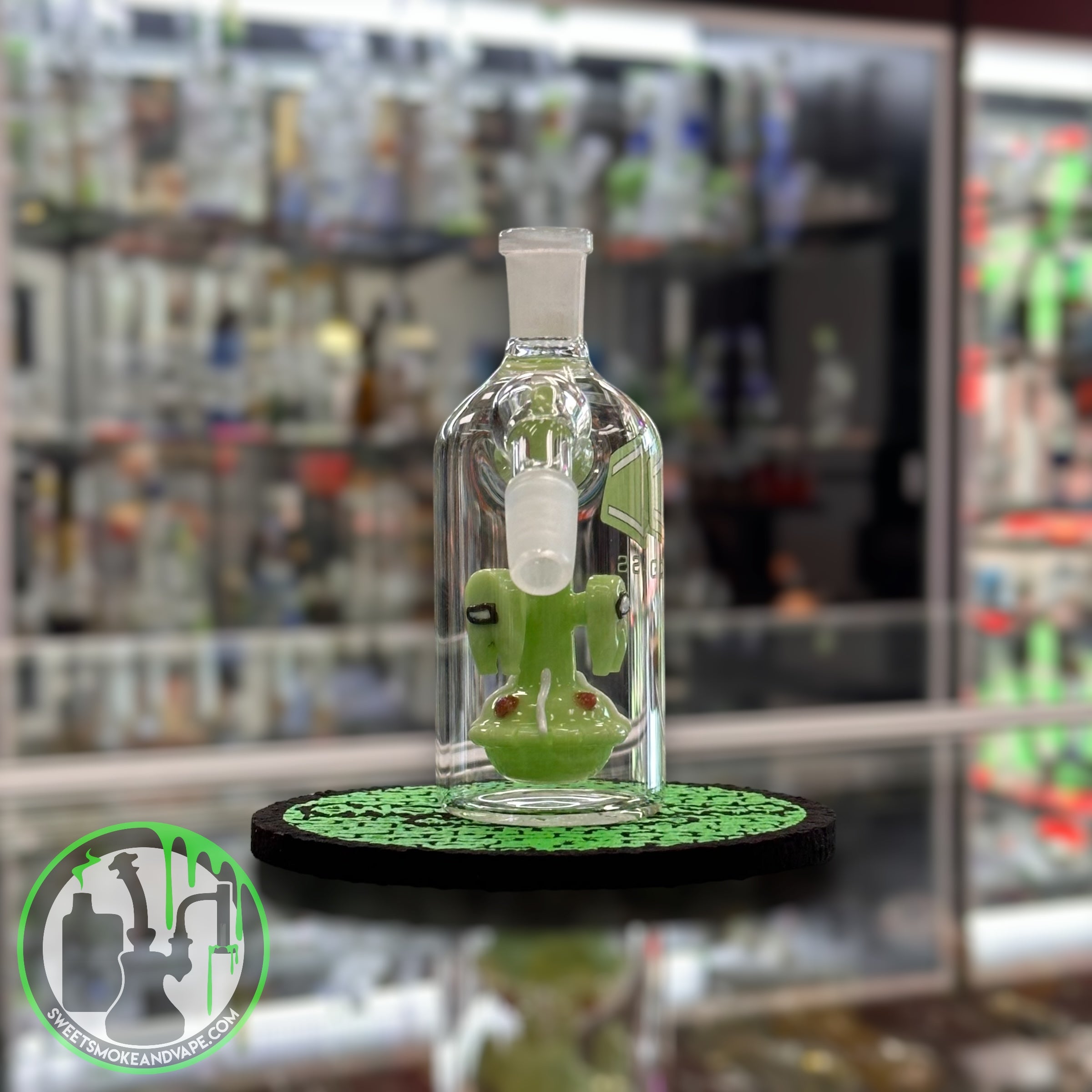 IC Glass - Ash Catcher 14mm 45 Green