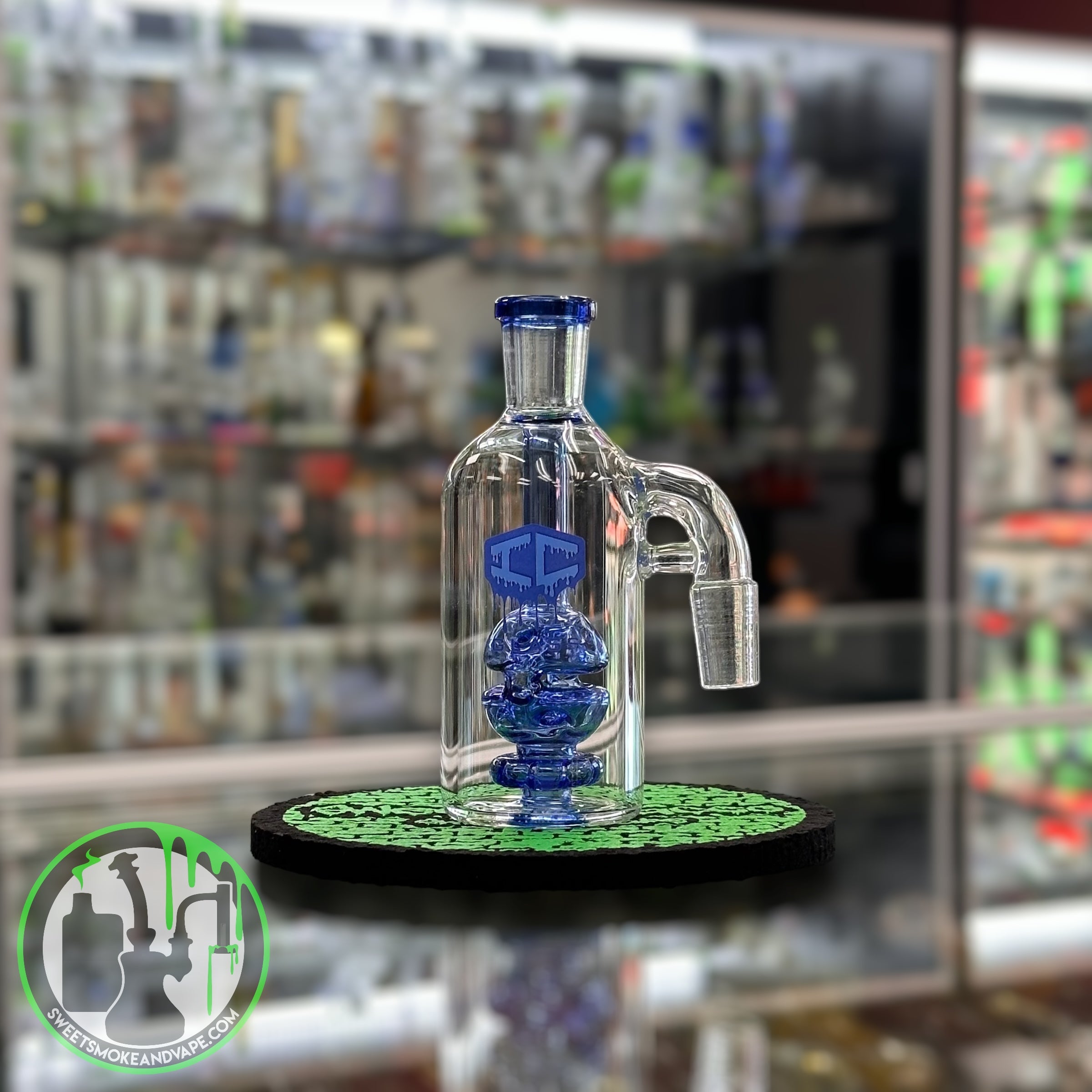 IC Glass - Ash Catcher 14mm 90 Blue #2